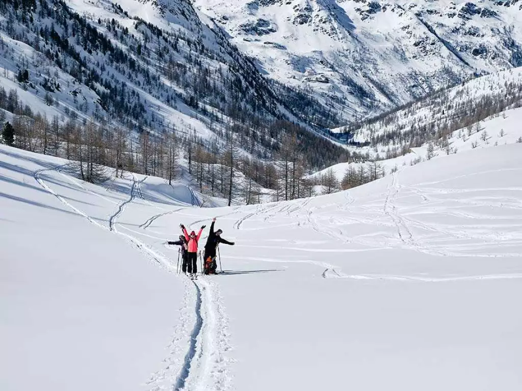 Ski tourers are delighted